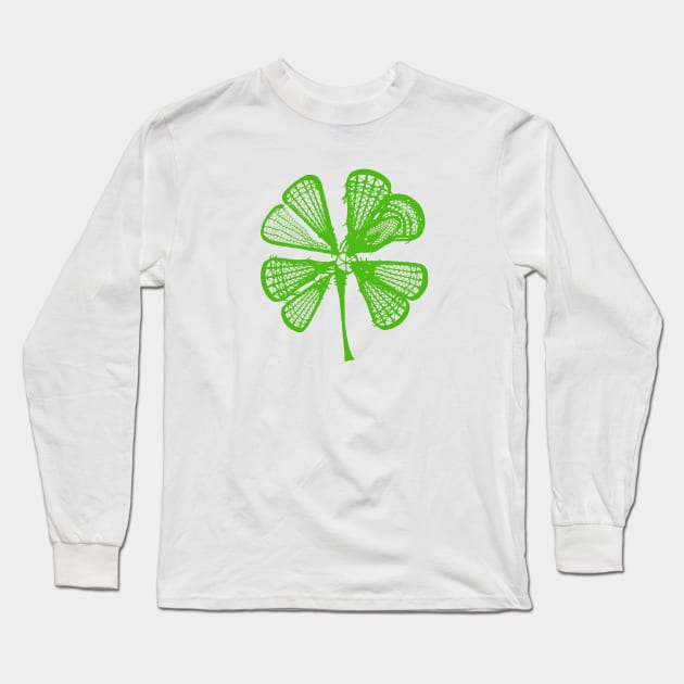 Four Lax Clover (Double Sided) Long Sleeve T-Shirt by TheArtofLax